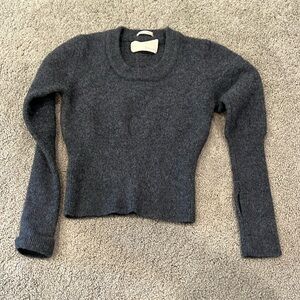 William Rast Gray Wool Sweater